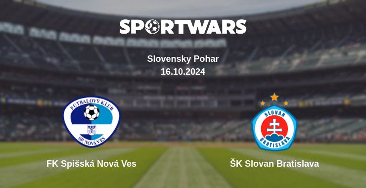 Where to watch the match FK Spišská Nová Ves - ŠK Slovan Bratislava