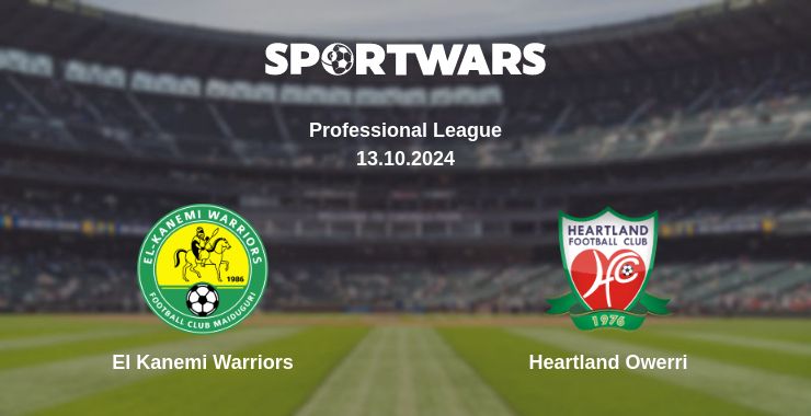 Where to watch the match El Kanemi Warriors - Heartland Owerri