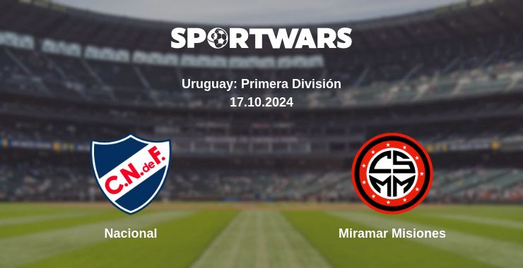 Where to watch the match Nacional - Miramar Misiones