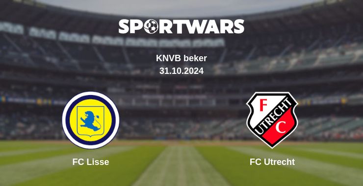 Where to watch the match FC Lisse - FC Utrecht