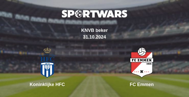 Where to watch the match Koninklijke HFC - FC Emmen