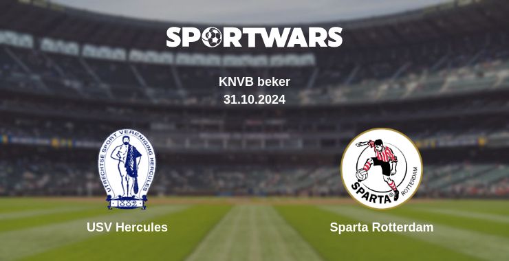 Where to watch the match USV Hercules - Sparta Rotterdam