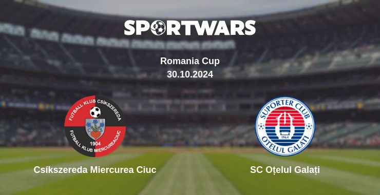 Where to watch the match Csíkszereda Miercurea Ciuc - SC Oțelul Galați