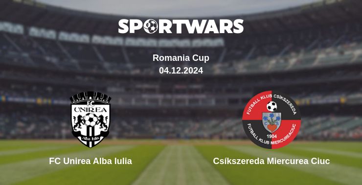 Where to watch the match FC Unirea Alba Iulia - Csíkszereda Miercurea Ciuc