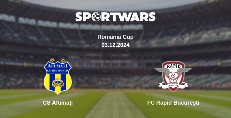 Where to watch the match CS Afumați - FC Rapid București