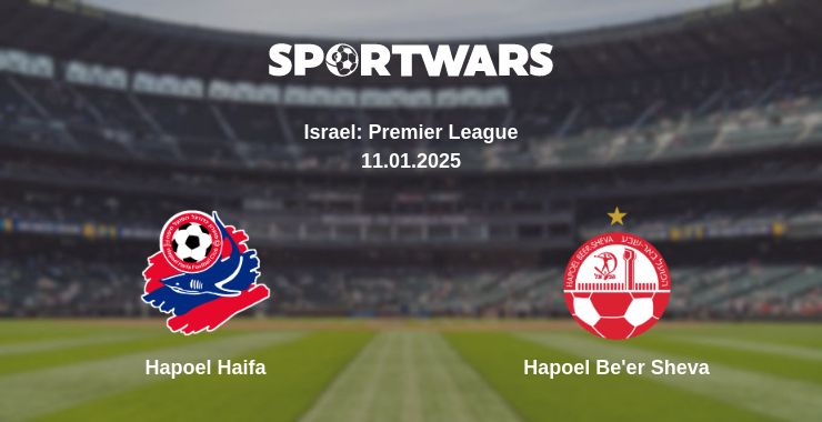 Where to watch the match Hapoel Haifa - Hapoel Be'er Sheva