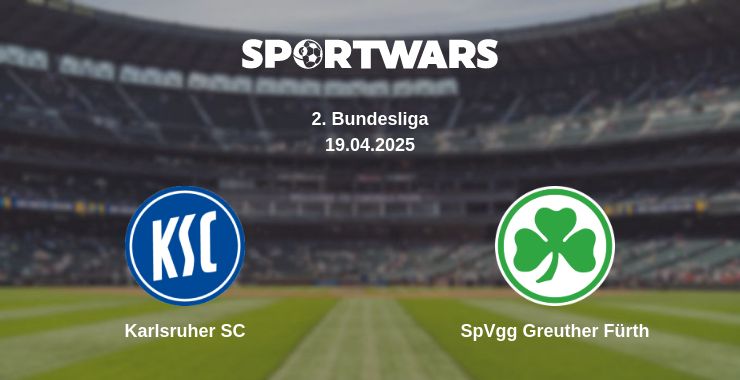 Where to watch the match Karlsruher SC - SpVgg Greuther Fürth