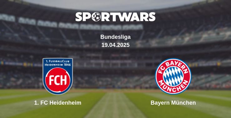 Where to watch the match 1. FC Heidenheim - Bayern München