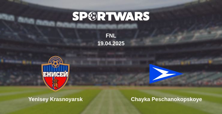 Where to watch the match Yenisey Krasnoyarsk - Chayka Peschanokopskoye