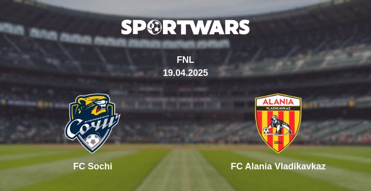 Where to watch the match FC Sochi - FC Alania Vladikavkaz