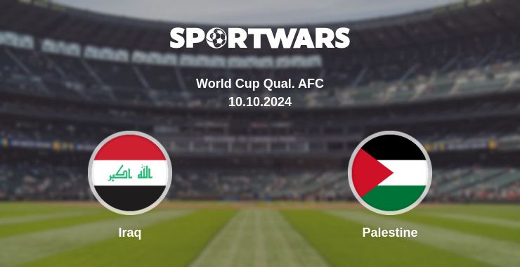 Where to watch the match Iraq - Palestine