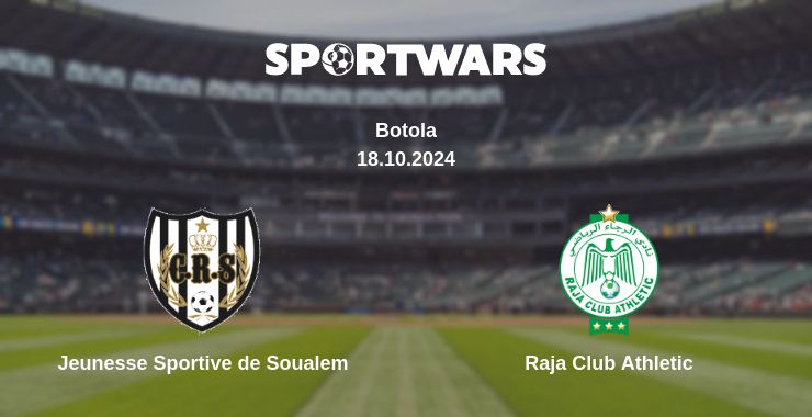 Where to watch the match Jeunesse Sportive de Soualem - Raja Club Athletic