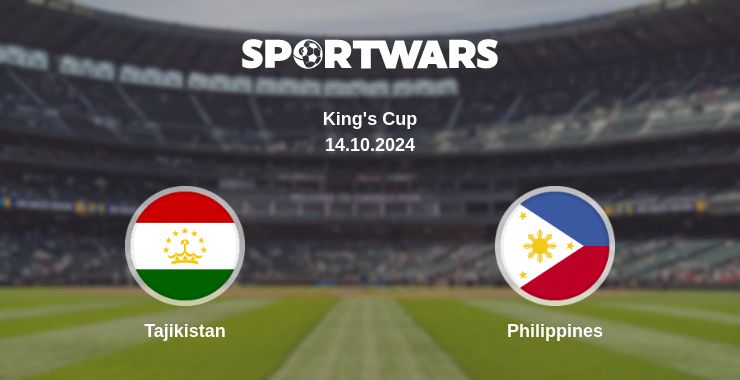 Where to watch the match Tajikistan - Philippines