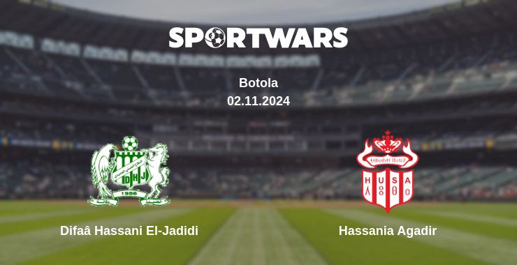 Where to watch the match Difaâ Hassani El-Jadidi - Hassania Agadir