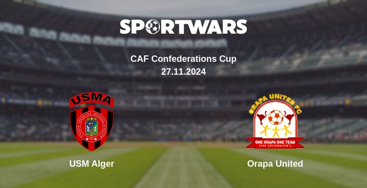 Where to watch the match USM Alger - Orapa United