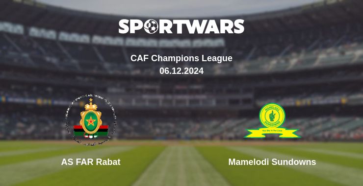 Where to watch the match AS FAR Rabat - Mamelodi Sundowns