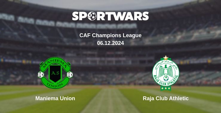 Where to watch the match Maniema Union - Raja Club Athletic