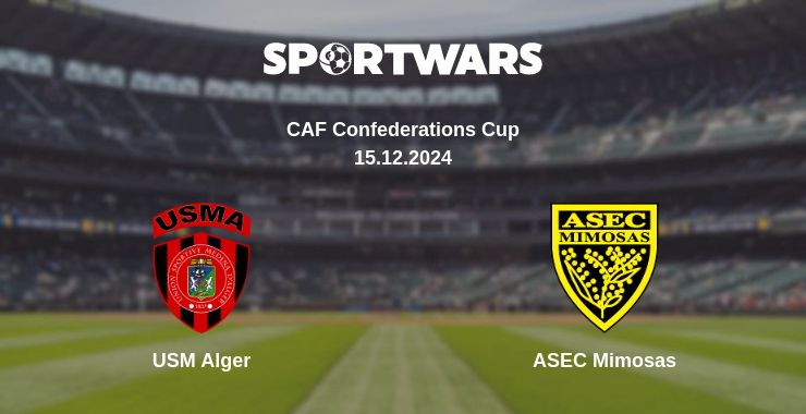 Where to watch the match USM Alger - ASEC Mimosas