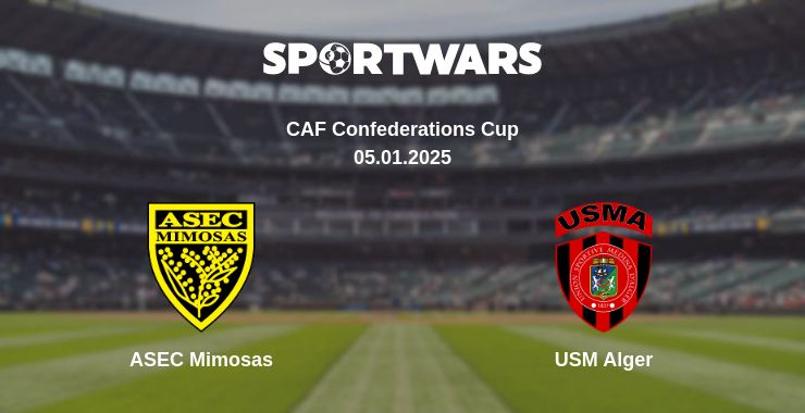 Where to watch the match ASEC Mimosas - USM Alger