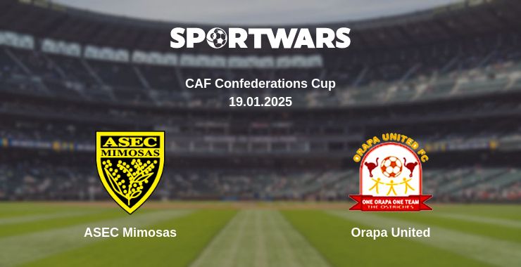 Where to watch the match ASEC Mimosas - Orapa United