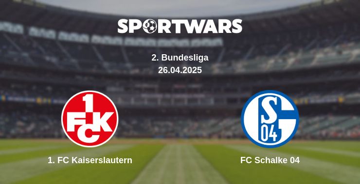 Where to watch the match 1. FC Kaiserslautern - FC Schalke 04