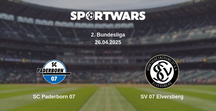 Where to watch the match SC Paderborn 07 - SV 07 Elversberg