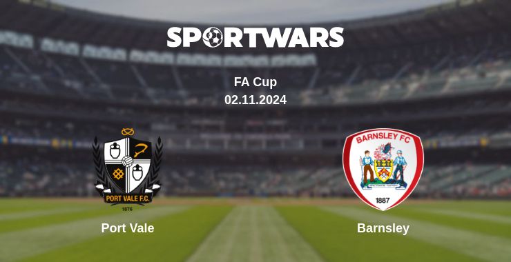 Where to watch the match Port Vale - Barnsley