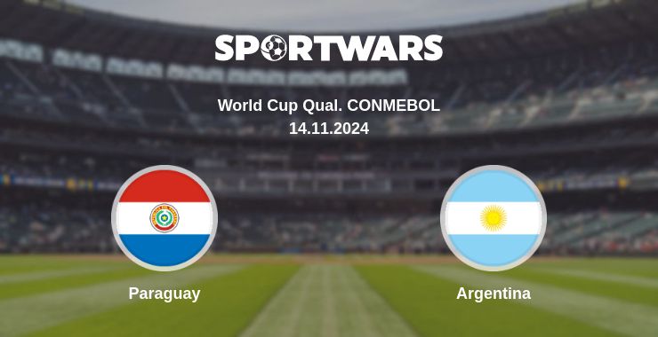 Where to watch the match Paraguay - Argentina