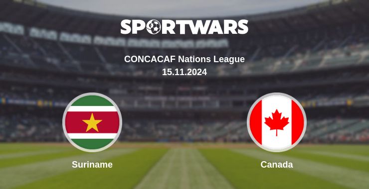 Where to watch the match Suriname - Canada