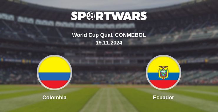 Where to watch the match Colombia - Ecuador