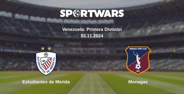 Where to watch the match Estudiantes de Merida - Monagas