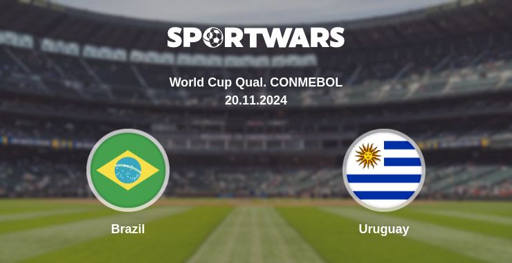 Where to watch the match Brazil - Uruguay