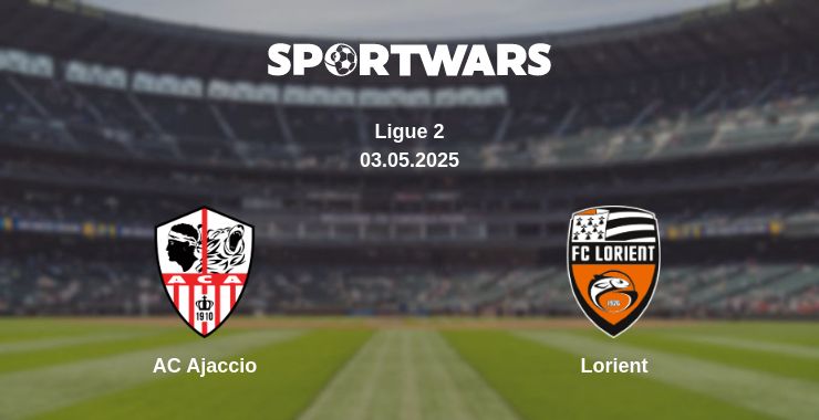 Where to watch the match AC Ajaccio - Lorient