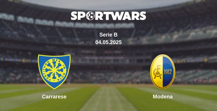 Where to watch the match Carrarese - Modena