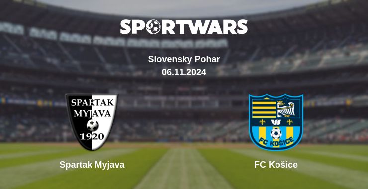 Where to watch the match Spartak Myjava - FC Košice