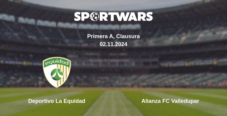 Where to watch the match Deportivo La Equidad - Alianza FC Valledupar