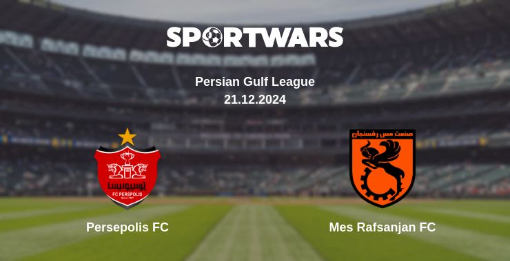 Where to watch the match Persepolis FC - Mes Rafsanjan FC