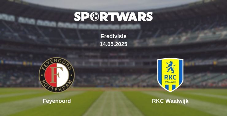 Where to watch the match Feyenoord - RKC Waalwijk