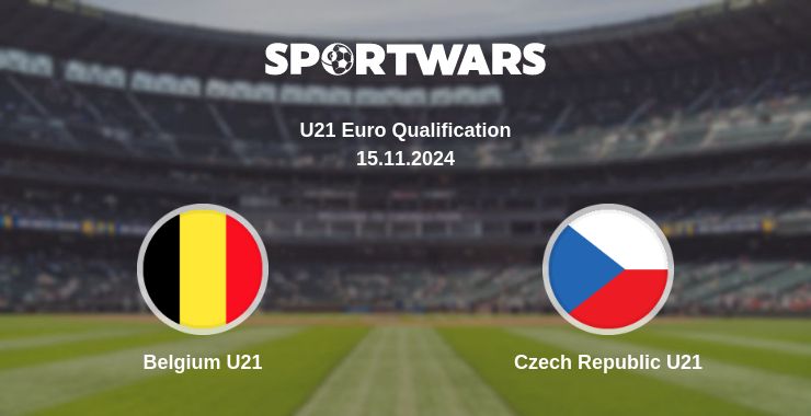 Where to watch the match Belgium U21 - Czech Republic U21