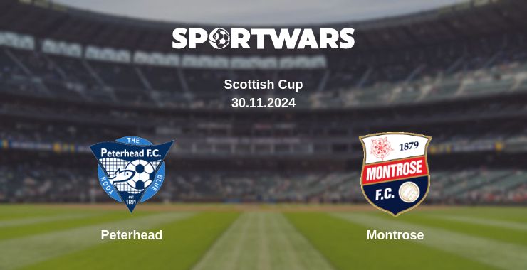 Where to watch the match Peterhead - Montrose