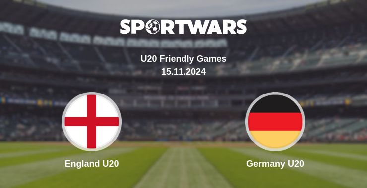 Where to watch the match England U20 - Germany U20