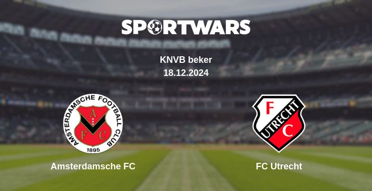 Where to watch the match Amsterdamsche FC - FC Utrecht