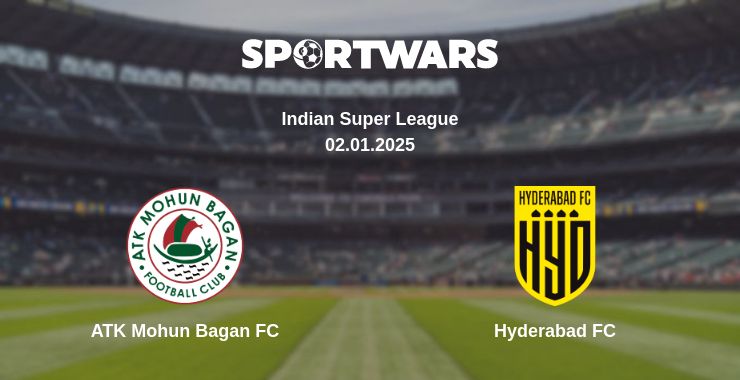 Where to watch the match ATK Mohun Bagan FC - Hyderabad FC