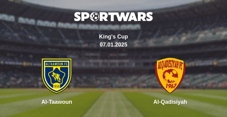 Where to watch the match Al-Taawoun - Al-Qadisiyah