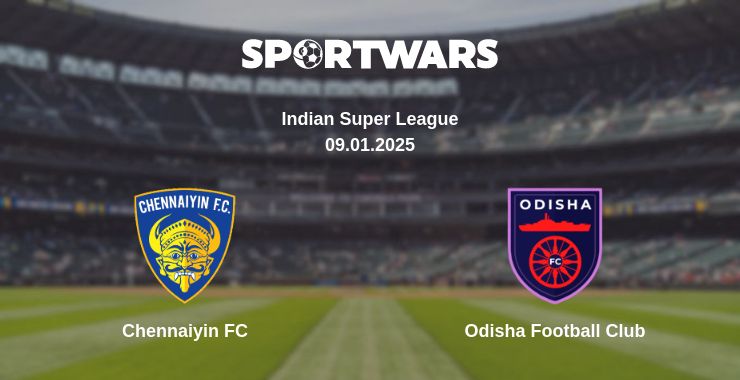 Where to watch the match Chennaiyin FC - Odisha Football Club