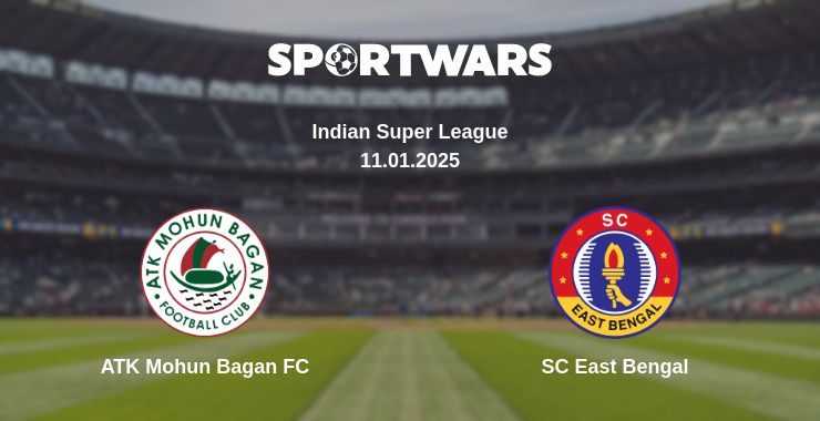 Where to watch the match ATK Mohun Bagan FC - SC East Bengal