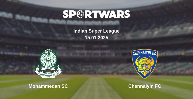 Where to watch the match Mohammedan SC - Chennaiyin FC