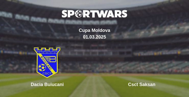 Where to watch the match Dacia Buiucani - Csct Saksan