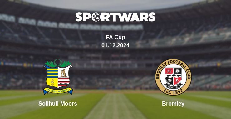 Where to watch the match Solihull Moors - Bromley