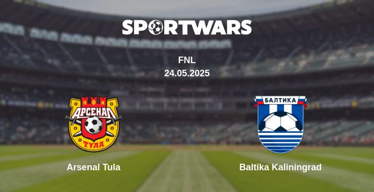 Where to watch the match Arsenal Tula - Baltika Kaliningrad